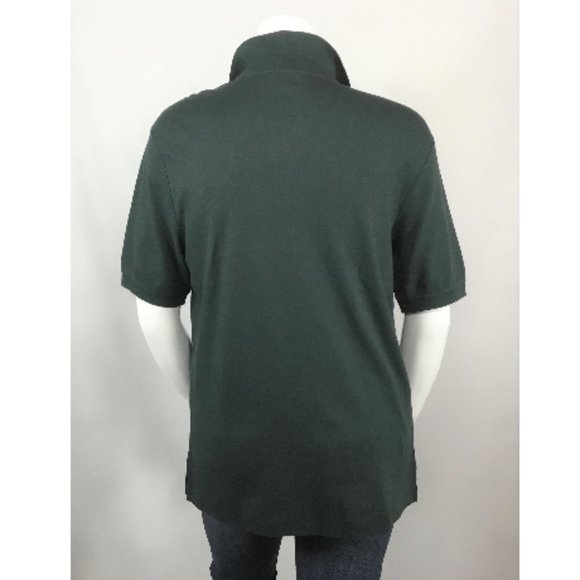 Lands End Dark Green Golf Shirt   (new) - Picture 3 of 3